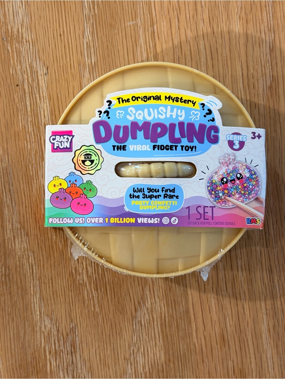 Squishy Dumpling Viral Fidget Toy - Yellow